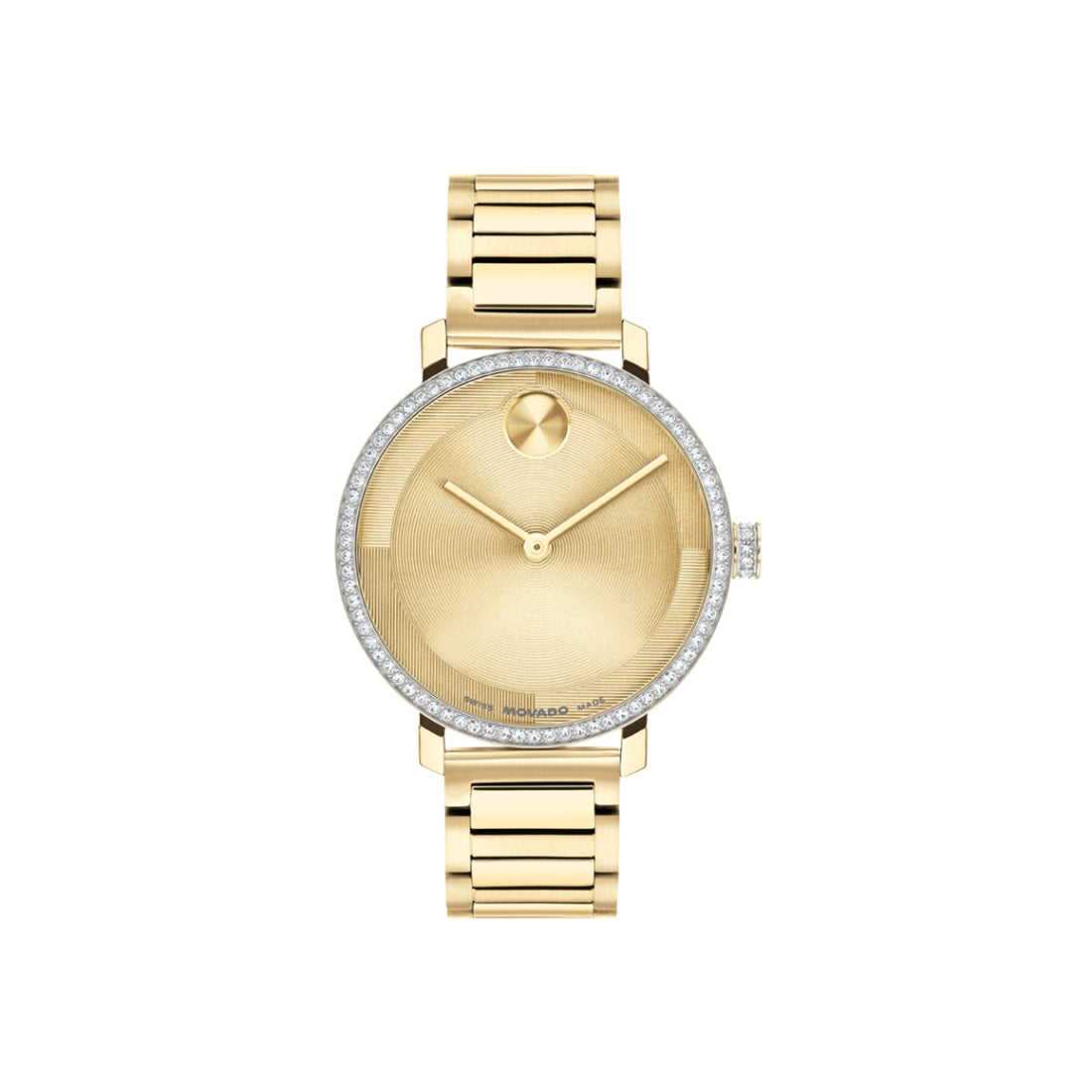 Movado Bold Evolution 2.0 Women's Gold Dial Quartz Watch 3601225