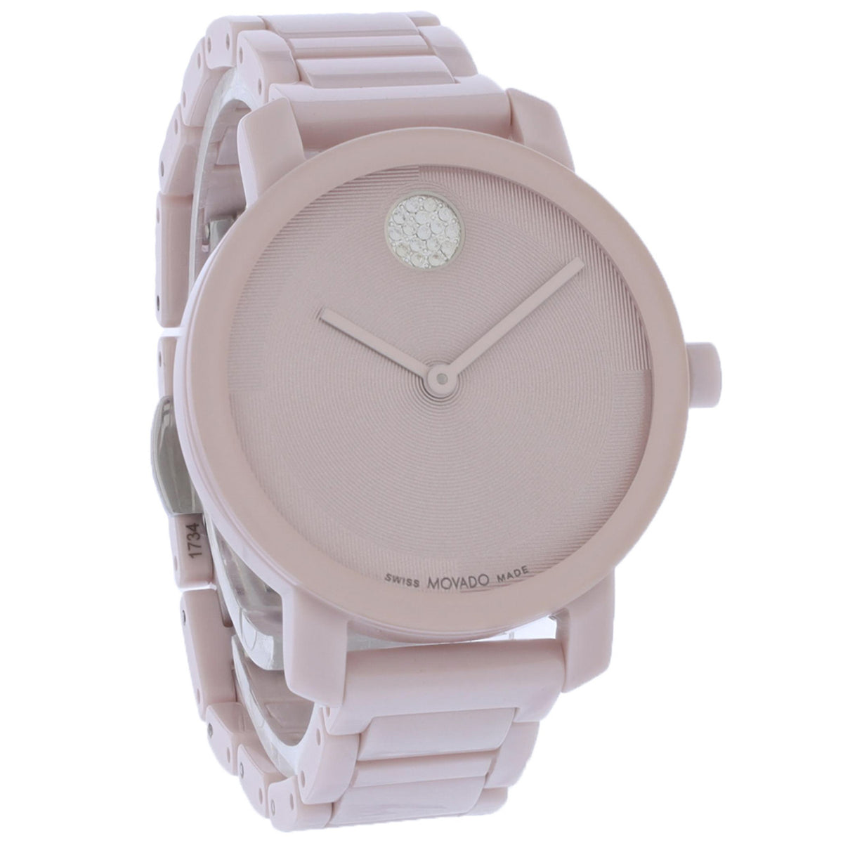 Movado Bold Evolution 2.0 Women's Blush Pink Dial Quartz Watch 3601234