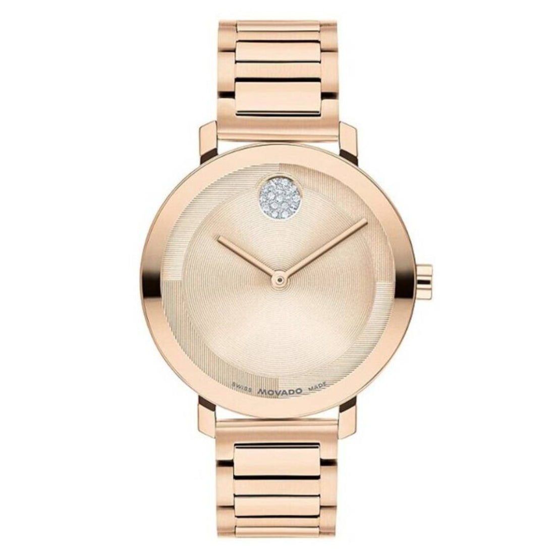 Movado Bold Evolution 2.0 Women's Rose Lacquer Museum Dial Dial Quartz Watch 3601266