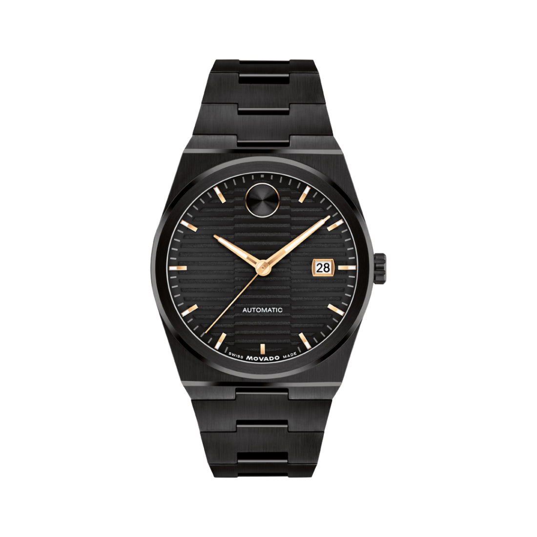 Movado Bold Quest Automatic Men's Black Dial Automatic Watch 3601274