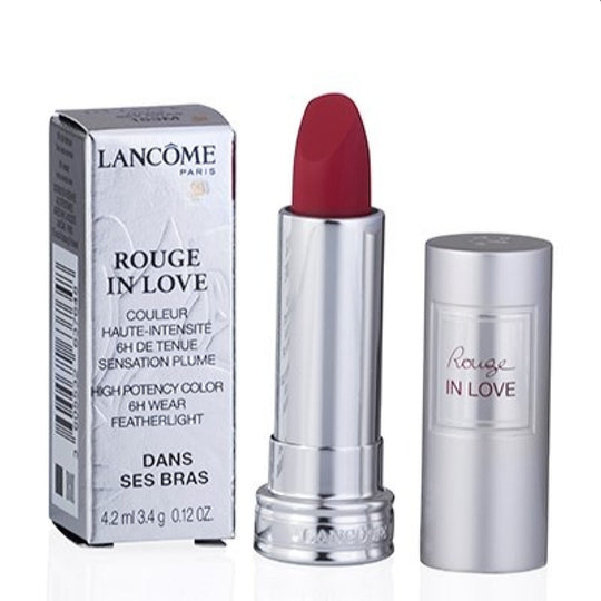 Lancome Rouge In Love Dans Ses Bras Lipstick 0.12 OZ - 6H Wear Featherlight