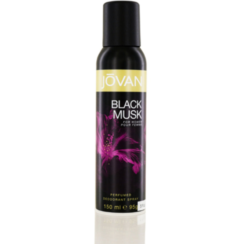 Jovan Black Musk by Jovan Deodorant Spray Perfumed 5.0 oz (150 ml) for Women