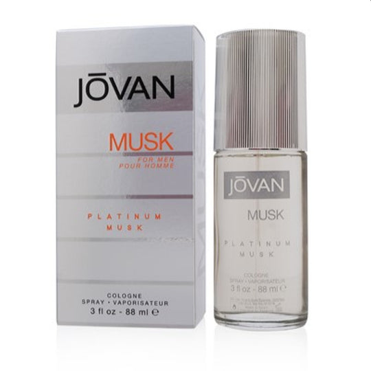 Jovan Platinum Musk by Jovan Cologne Spray 3.0 oz (88 ml) for Men