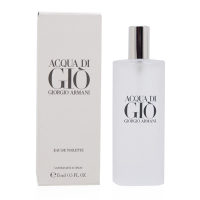 Acqua Di Gio Men by Giorgio Armani EDT Spray Mini 0.5 oz (15 ml) for Men