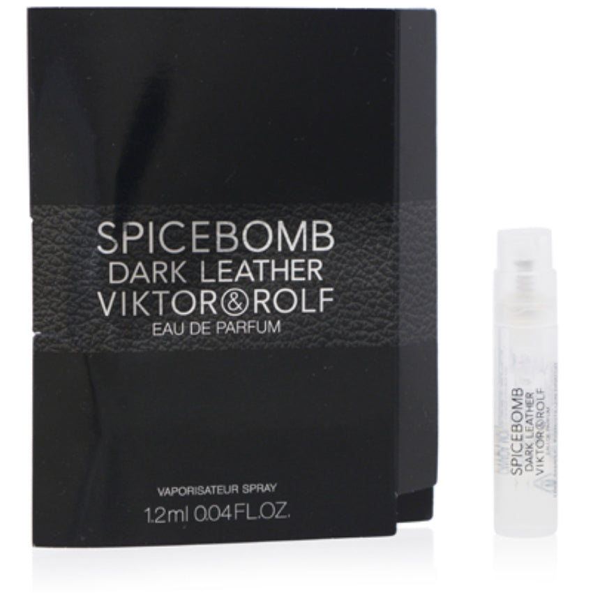 Spicebomb Dark Leather by Viktor & Rolf EDP Spray Vial 0.04 oz (1.2 ml) for Men