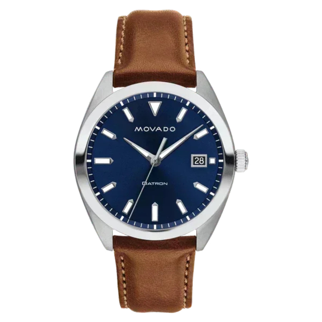 Movado Heritage Calendoplan GMT Unisex Blue Dial Quartz Watch 3650057