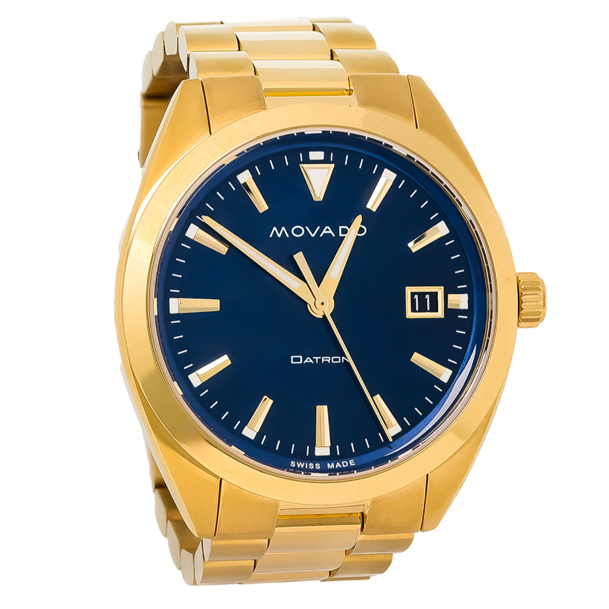 Movado Heritage Datron Unisex Blue Dial Quartz Watch 3650143