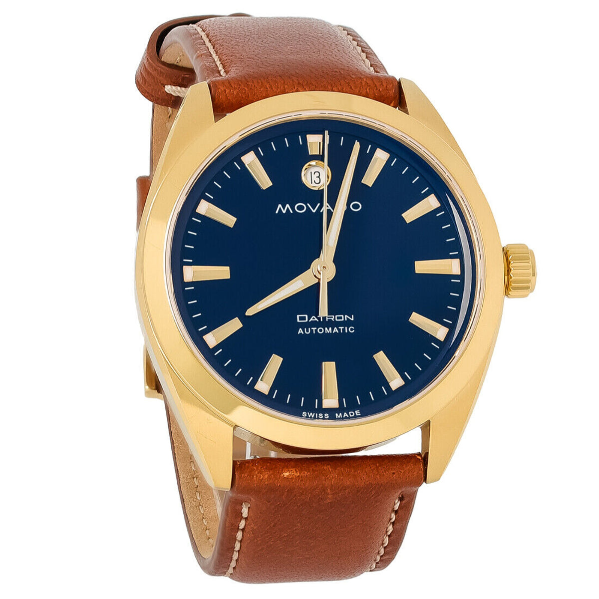 Movado Heritage Datron Men's Blue Dial Automatic Watch 3650144