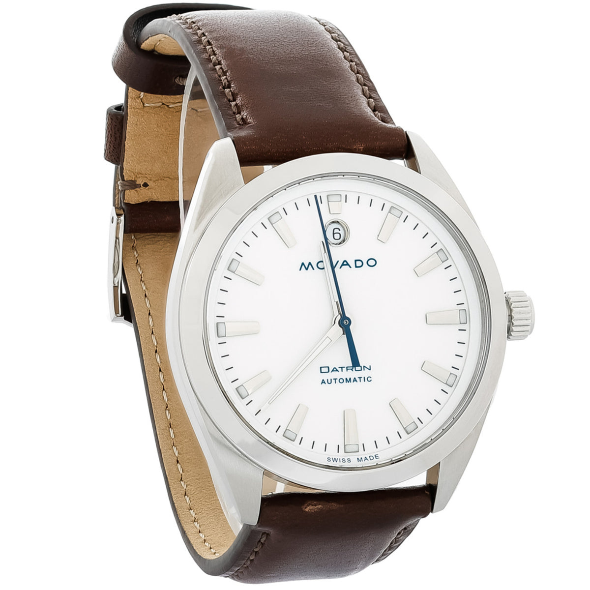 Movado Heritage Datron Men's White Dial Automatic Watch 3650145