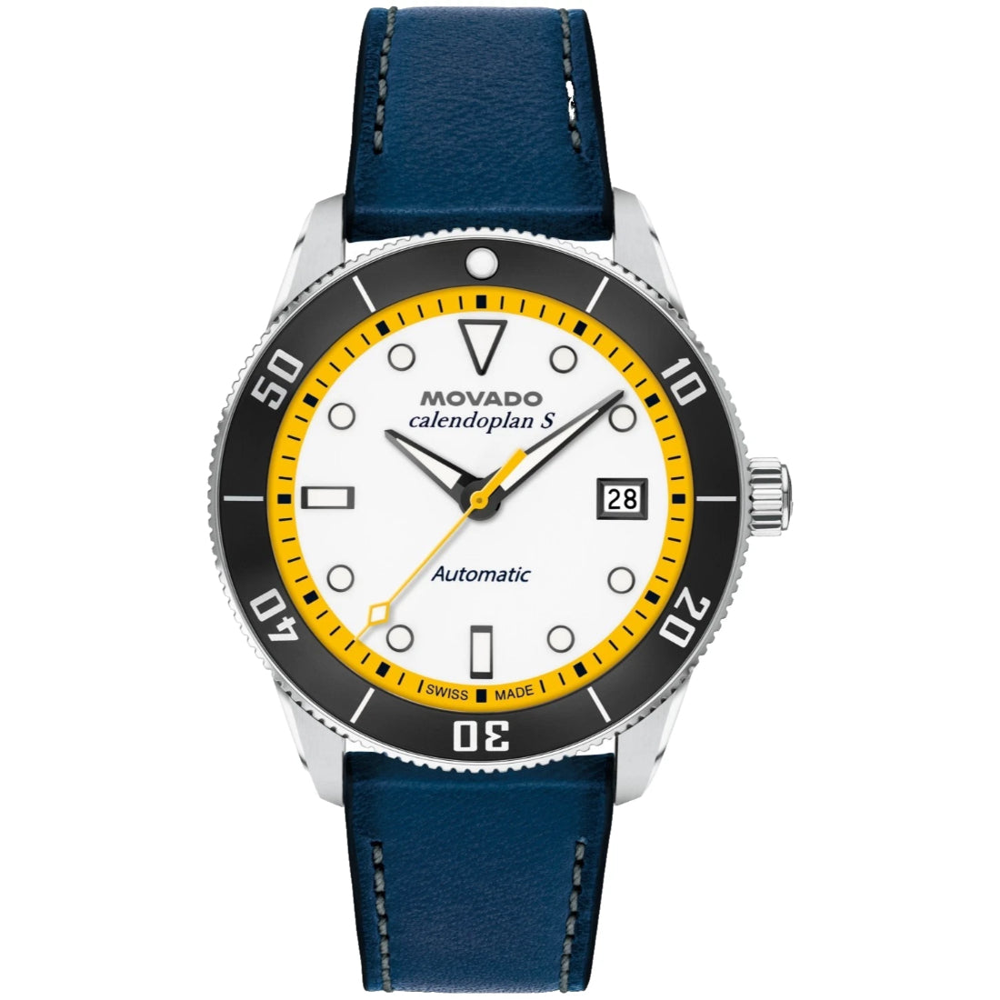 Movado Heritage Automatic Men's White Dial Automatic Watch 3650226