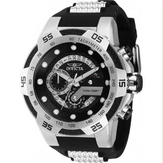 Invicta Men's 36597 Black and Silver Stainless Steel Watch