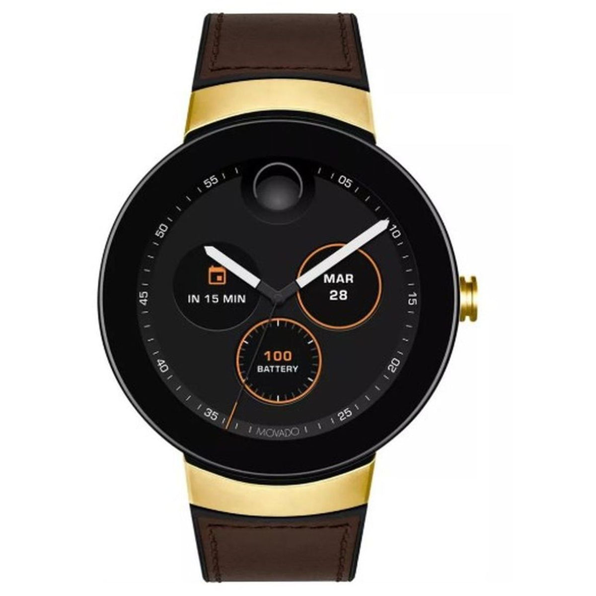 Movado Movado Connect Men's Black Dial Quartz Watch 3660021