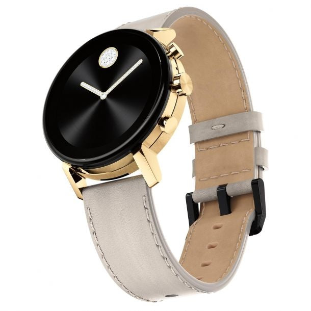 Movado Movado Connect Unisex Black Dial Quartz Watch 3660024
