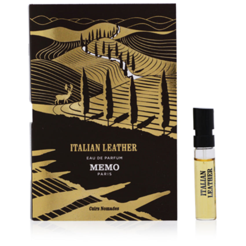 Italian Leather by Memo Paris EDP Spray Vial 0.05 oz (1.5 ml) Unisex