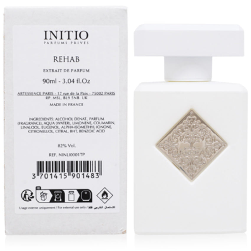 Rehab by Initio Parfums Prives Extrait de Parfum Spray Tester 3.0 oz (90 ml) Unisex
