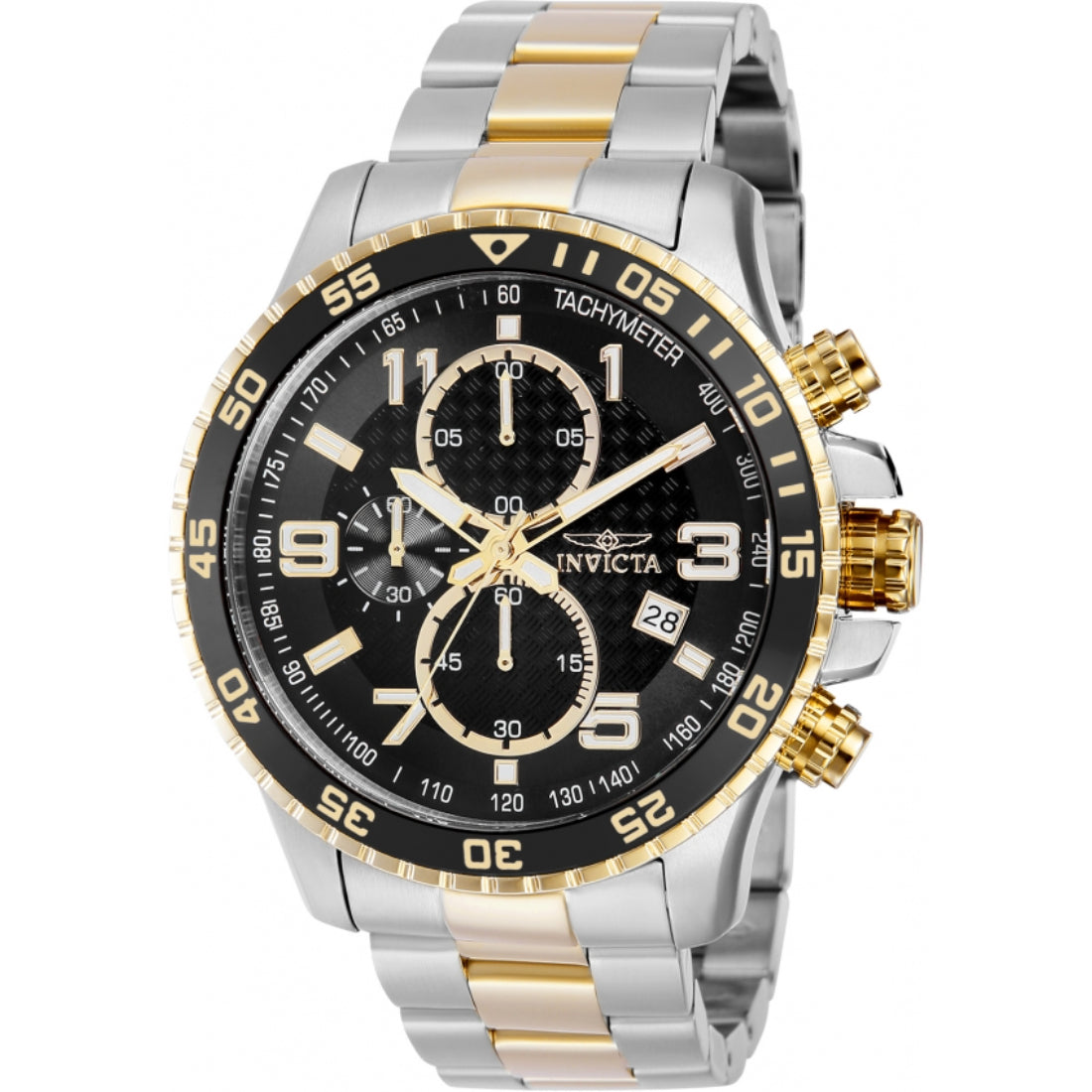 Invicta Men's 37147 Gold/Stainless Steel Stainless Steel Watch