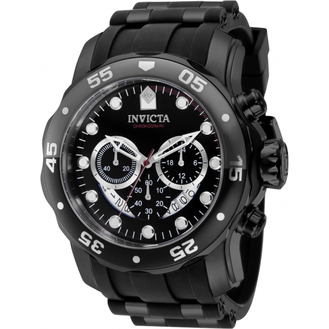 Invicta Men's 37231 Black Silicone Watch