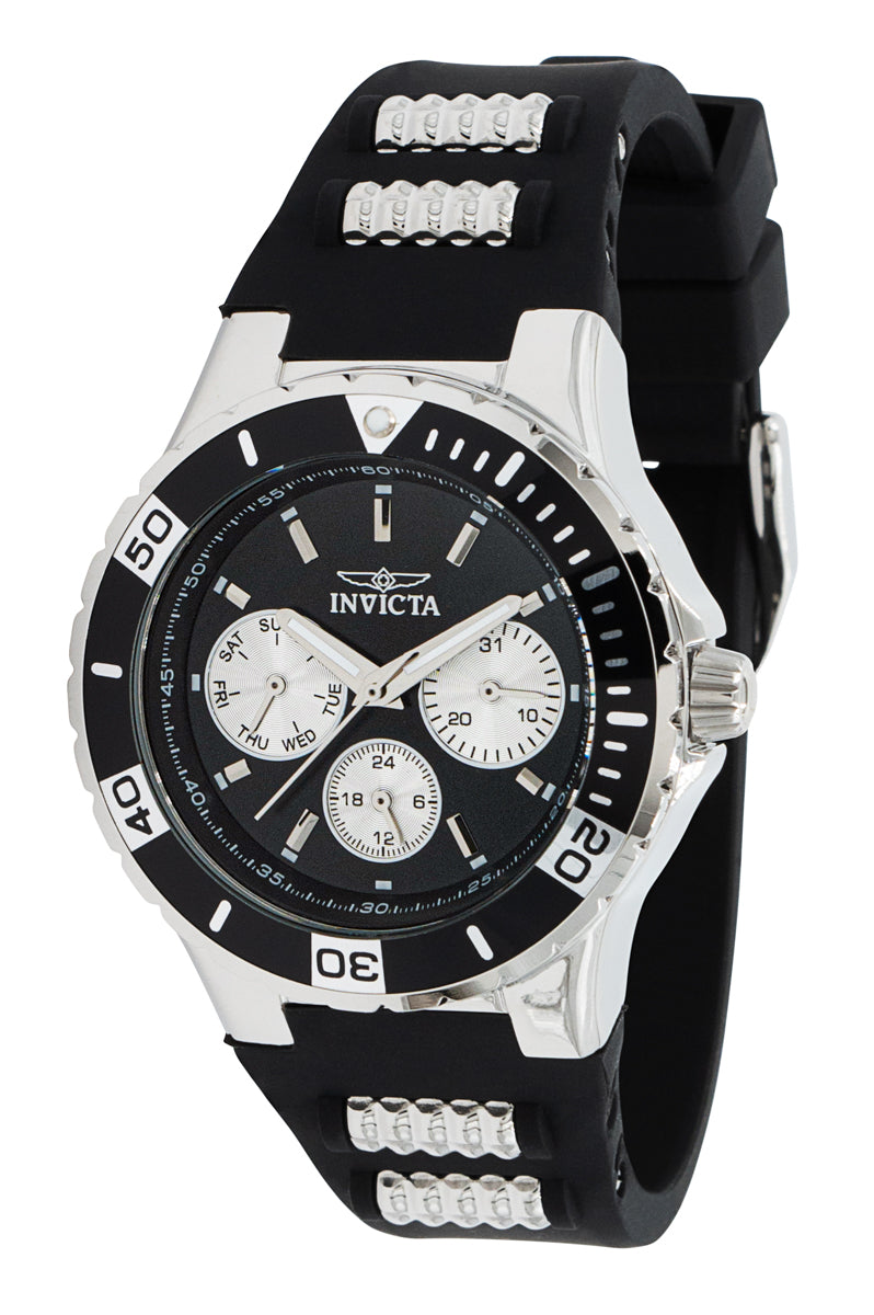 Invicta Women's 37316 Aviator Quartz Chronograph Black Dial Watch