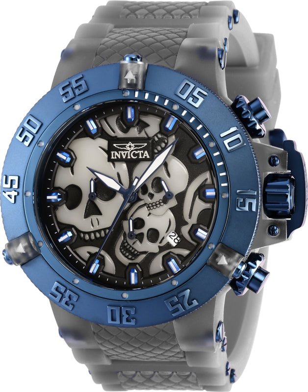 Invicta Men's 37329 Subaqua  Quartz Chronograph Black, Blue, White Dial Watch