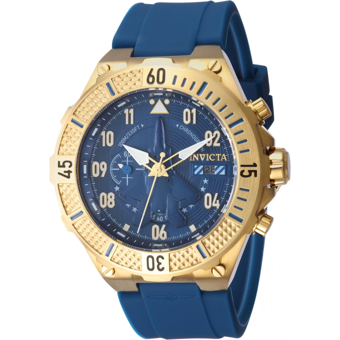 Invicta Men's 39890 Blue Silicone Watch