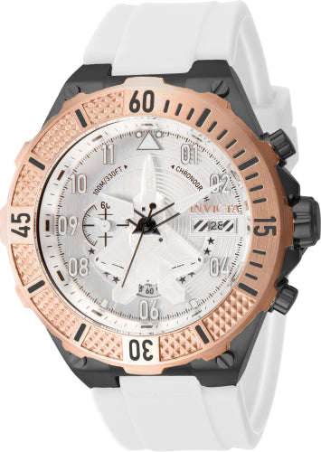 Invicta Men's 39894 Aviator  Quartz Multifunction Silver Dial Watch