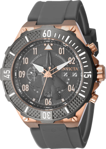 Invicta Men's 39895 Aviator  Quartz Multifunction Grey Dial Watch