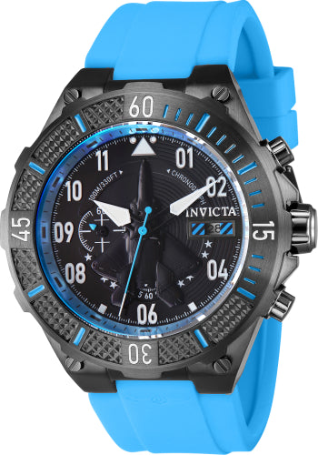 Invicta Men's 39898 Aviator  Quartz Multifunction Black Dial Watch