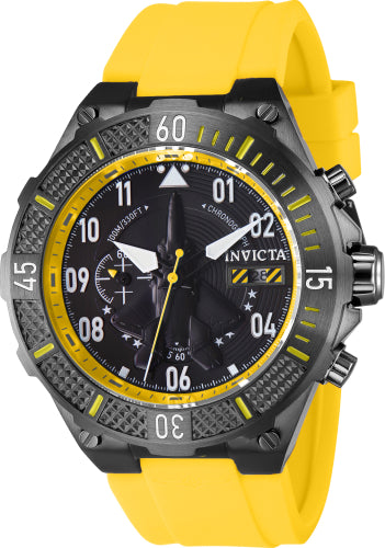 Invicta Men's 39899 Aviator  Quartz Multifunction Black Dial Watch