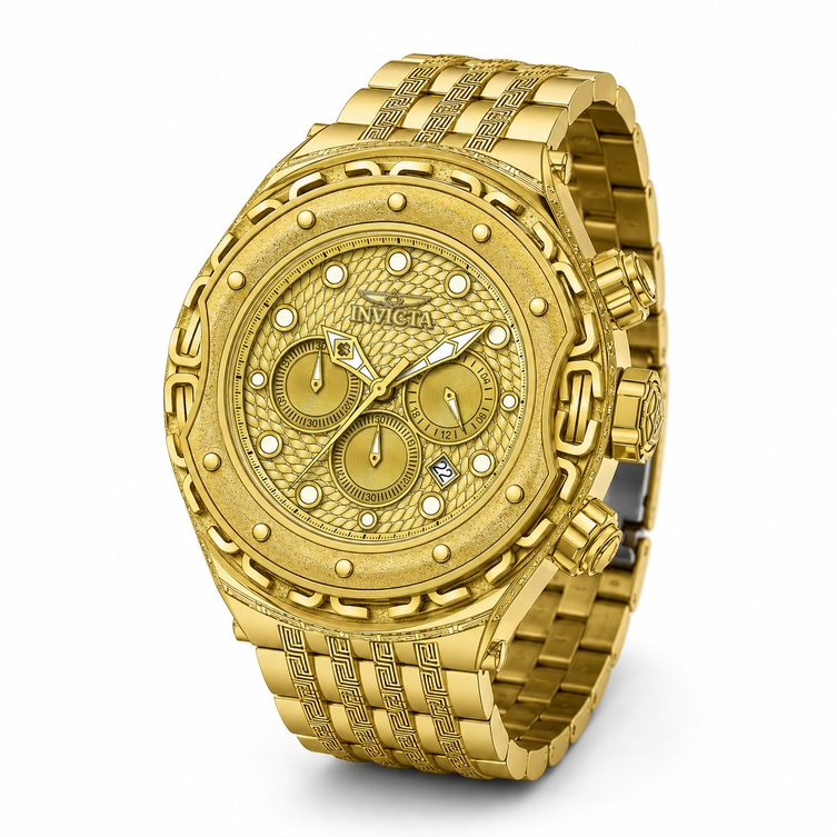 Invicta Men's Bolt Quartz VD53 Gold Dial Watch