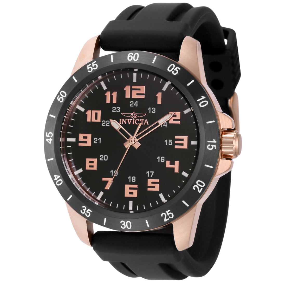 Invicta Men's 40000 Black Silicone Watch