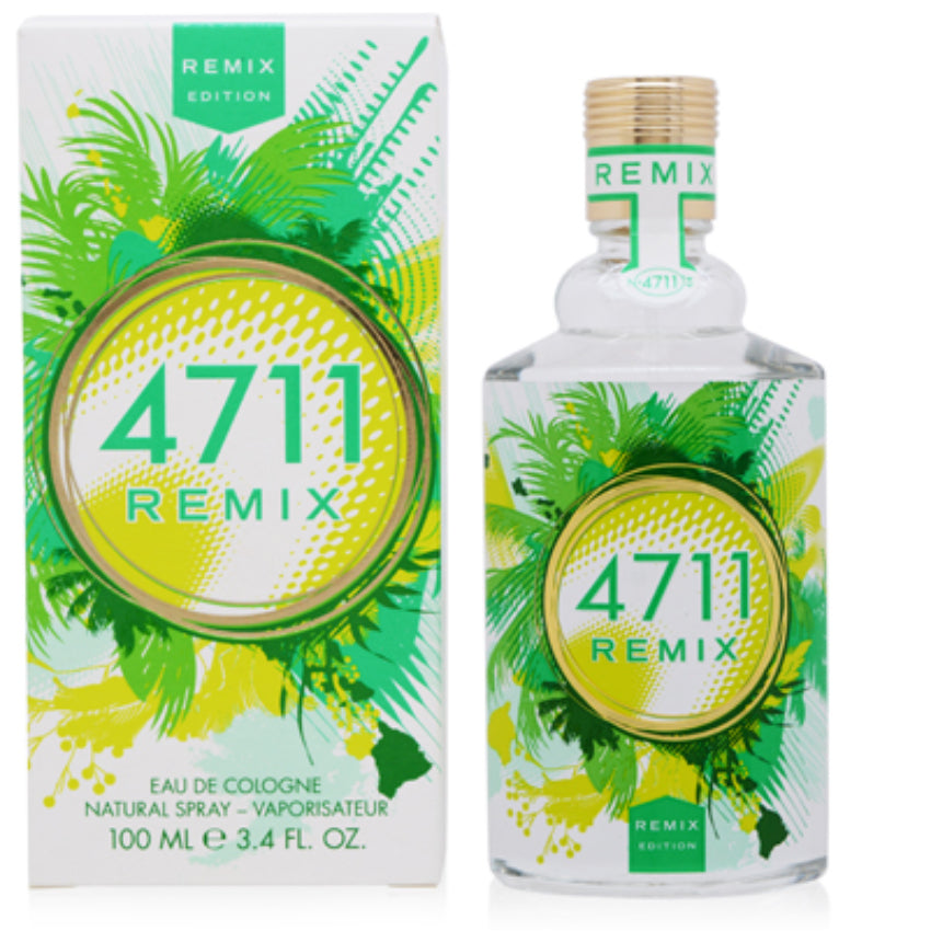 4711 Remix Green Oasis by 4711 Cologne Spray 3.4 oz (100 ml) Unisex