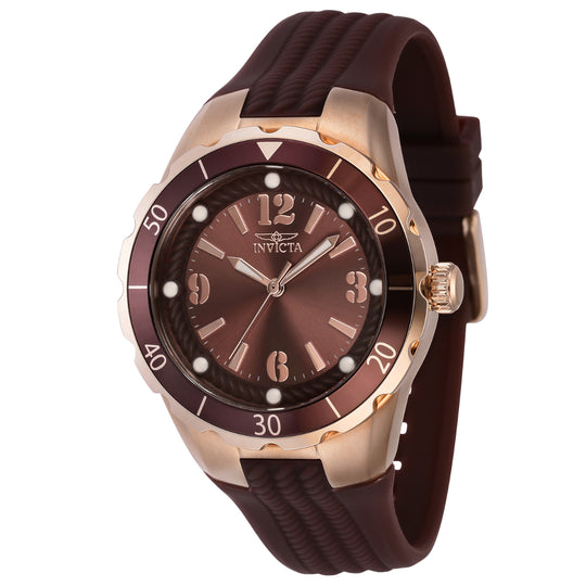 Invicta Angel Women's Brown Strap Quartz Watch - 40312