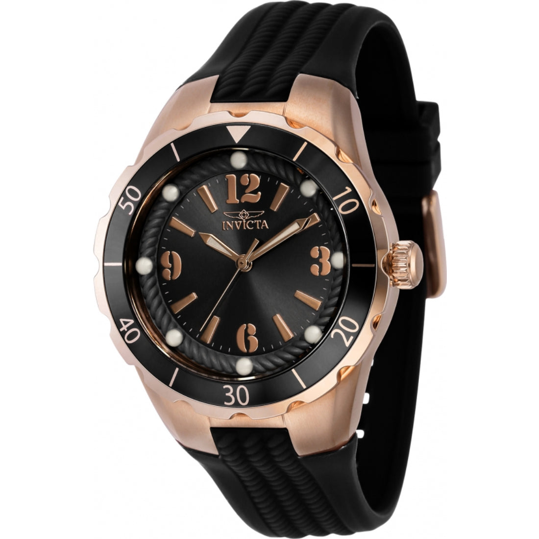 Invicta Women's 40313 Black Polyurethane Watch