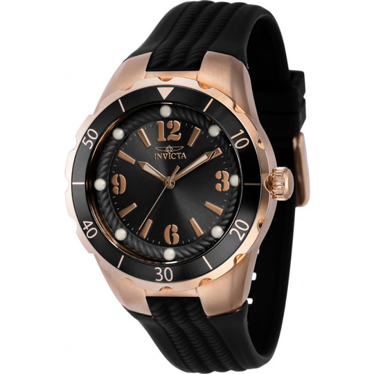 Invicta Women's 40313 Black Polyurethane Watch