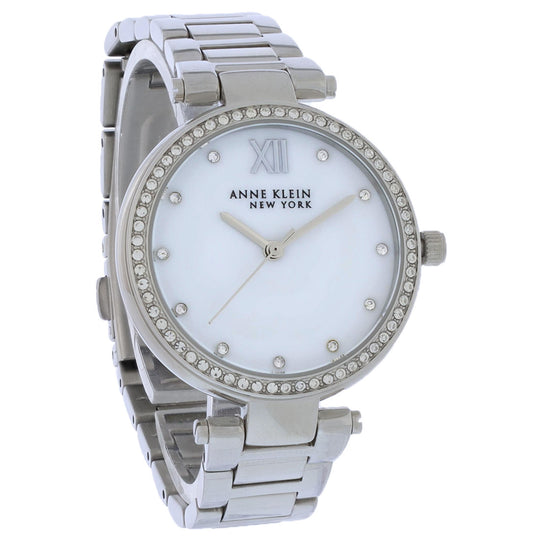 Anne Klein New York Collection Women's Silver Bracelet Quartz Watch - 12-2353MPSV