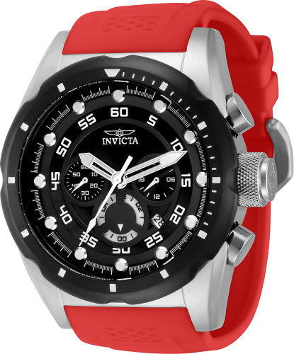 Invicta Men's 41558 Speedway  Quartz Chronograph Black Dial Watch