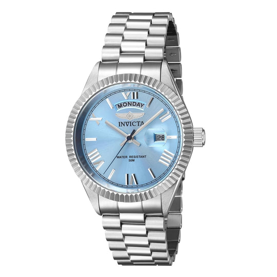 Invicta Men's 43933 Specialty Quartz 3 Hand Light Blue Dial Watch