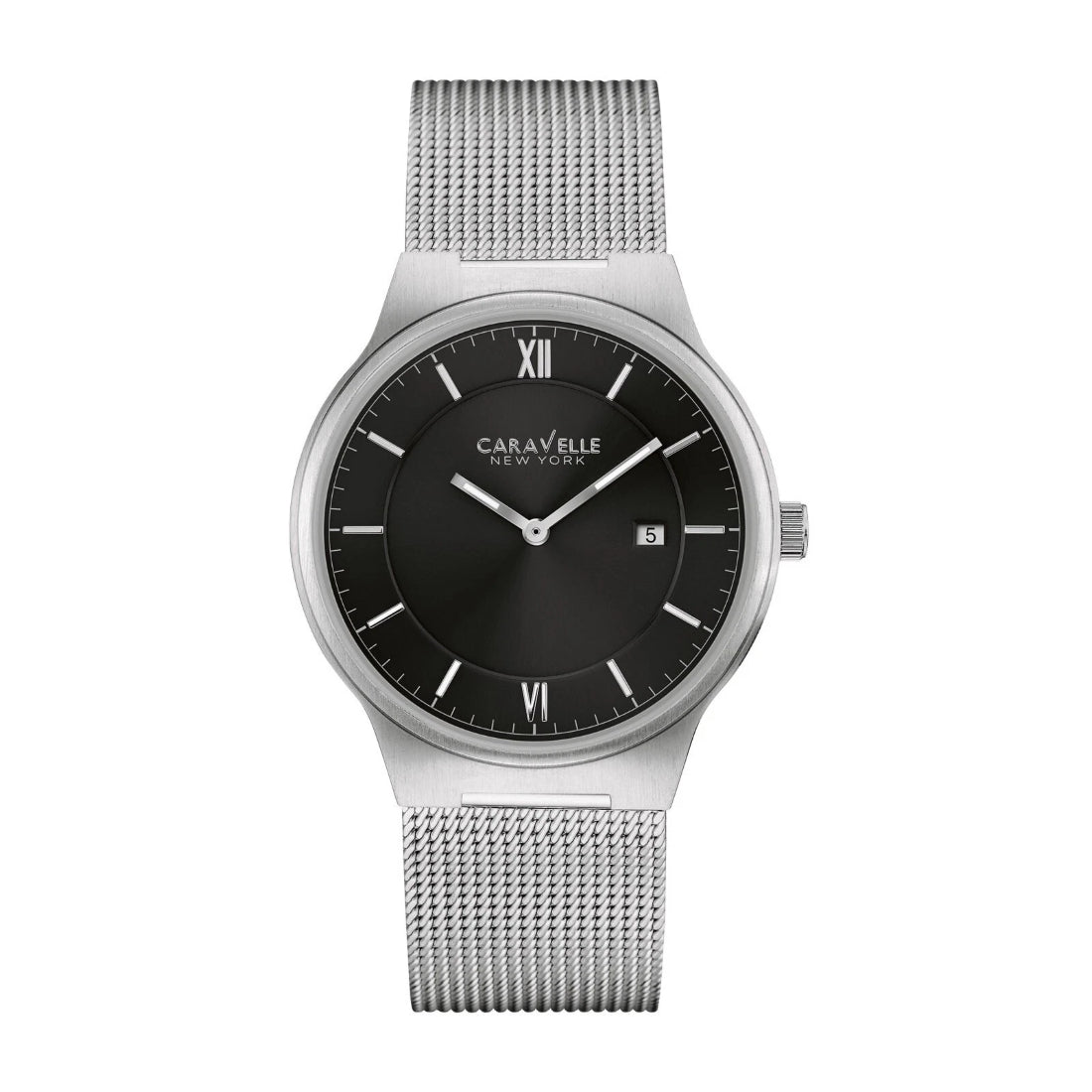Bulova Caravelle New York Men's Silver-tone Bracelet Quartz Watch - 43B145
