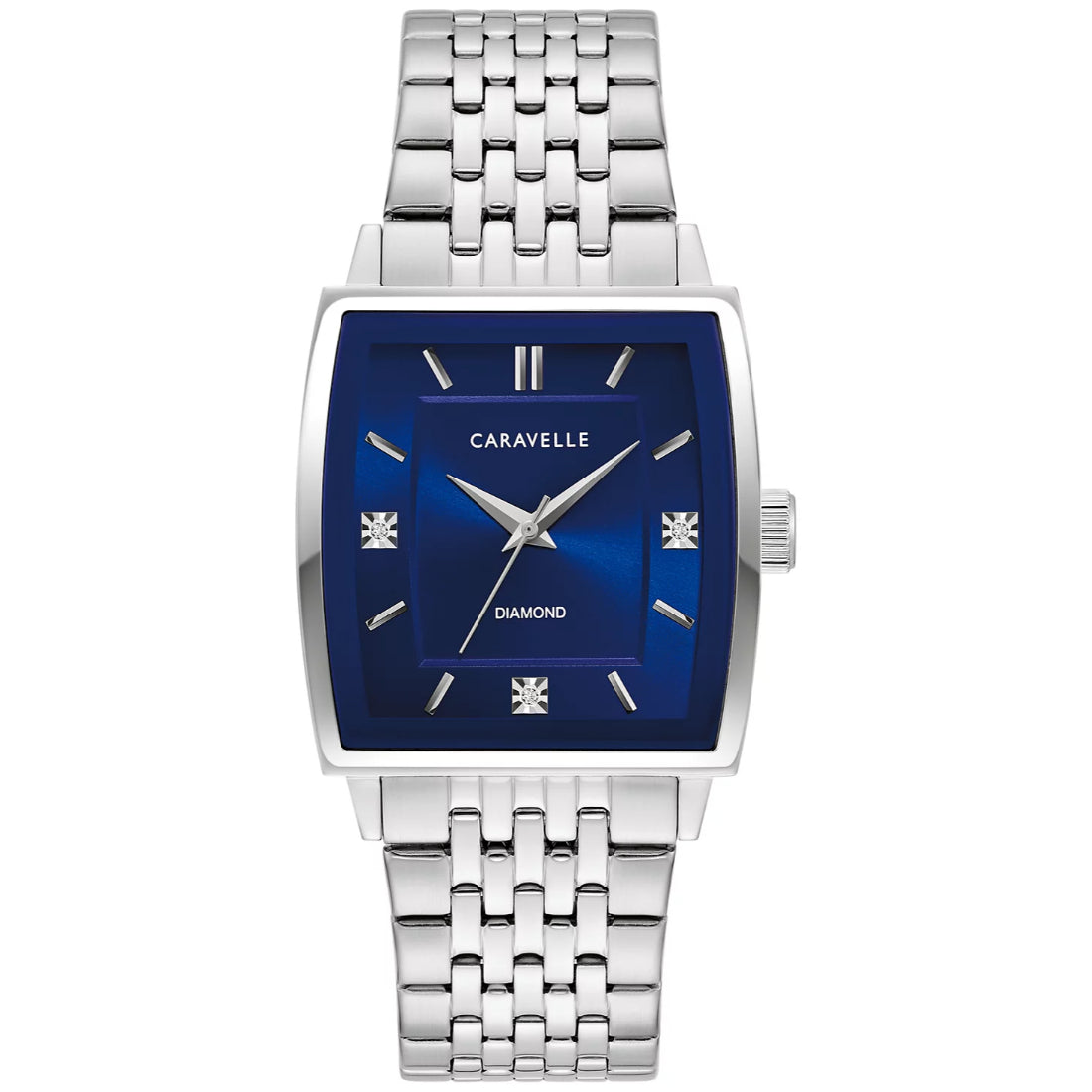 Bulova Caravelle Modern Men's Silver-tone Bracelet Quartz Watch - 43D108