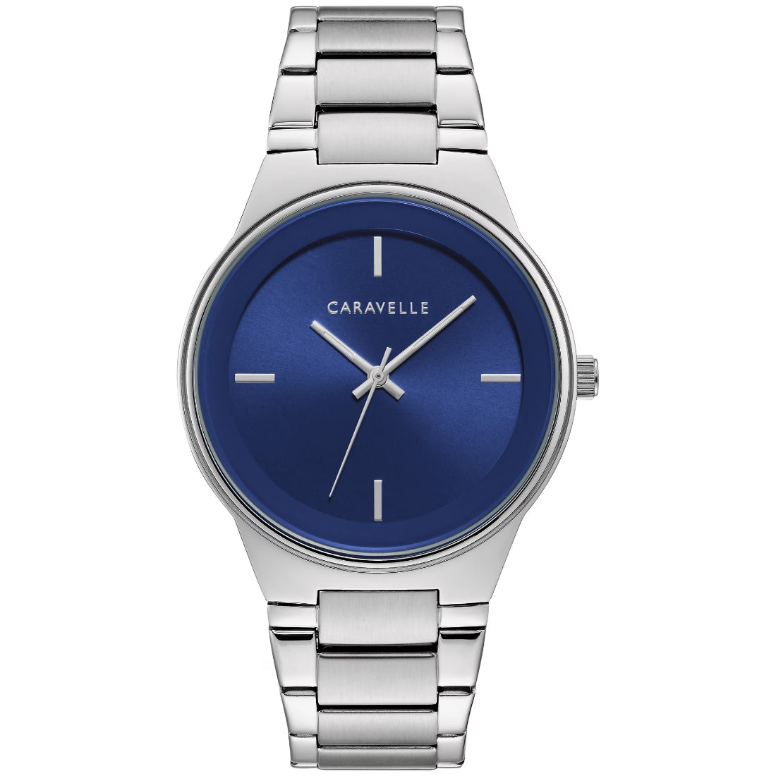 Bulova Caravelle Modern Men's Silver-tone Bracelet Quartz Watch & Bracelet Set - 43K101