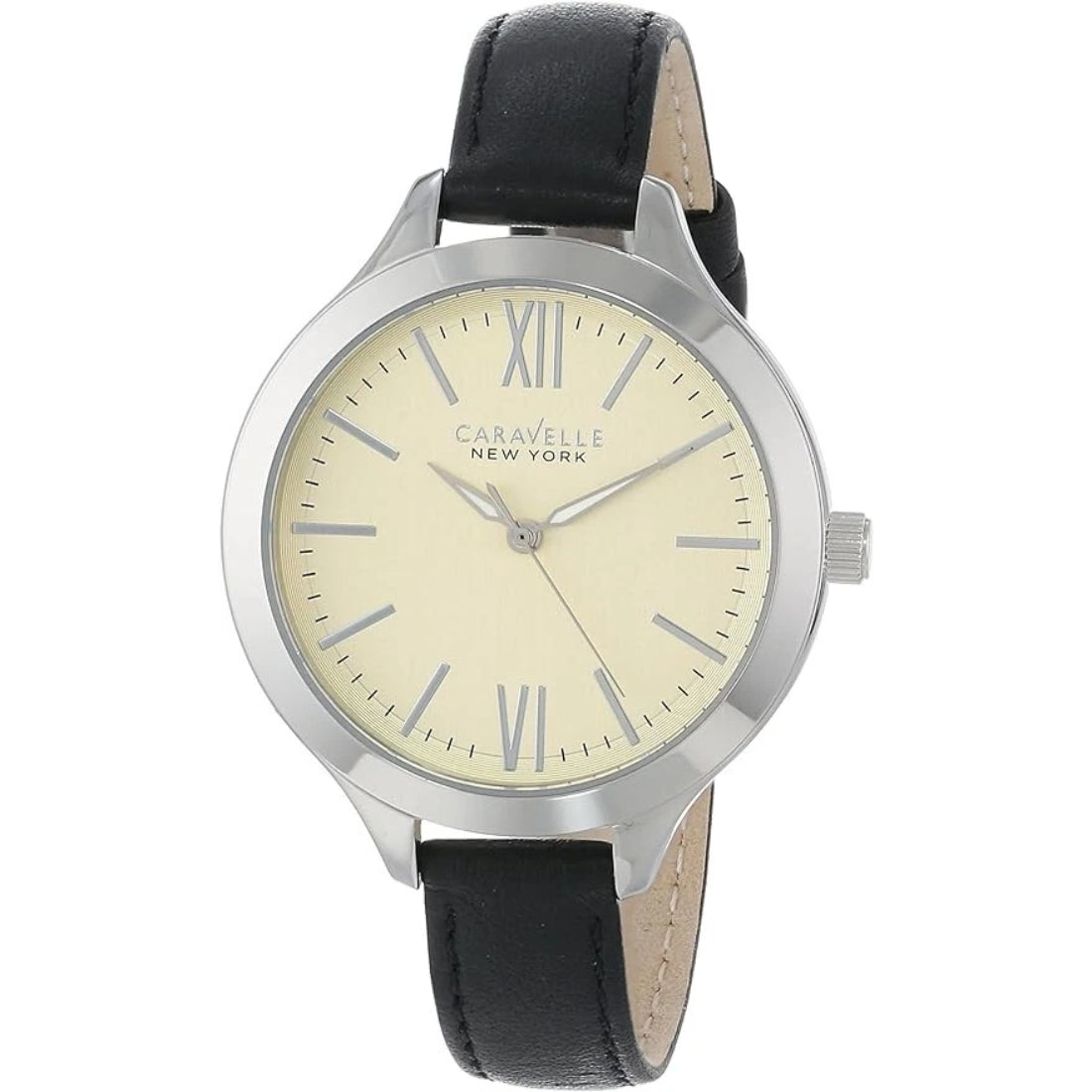 Bulova Caravelle New York Women's Black Strap Quartz Watch - 43L164