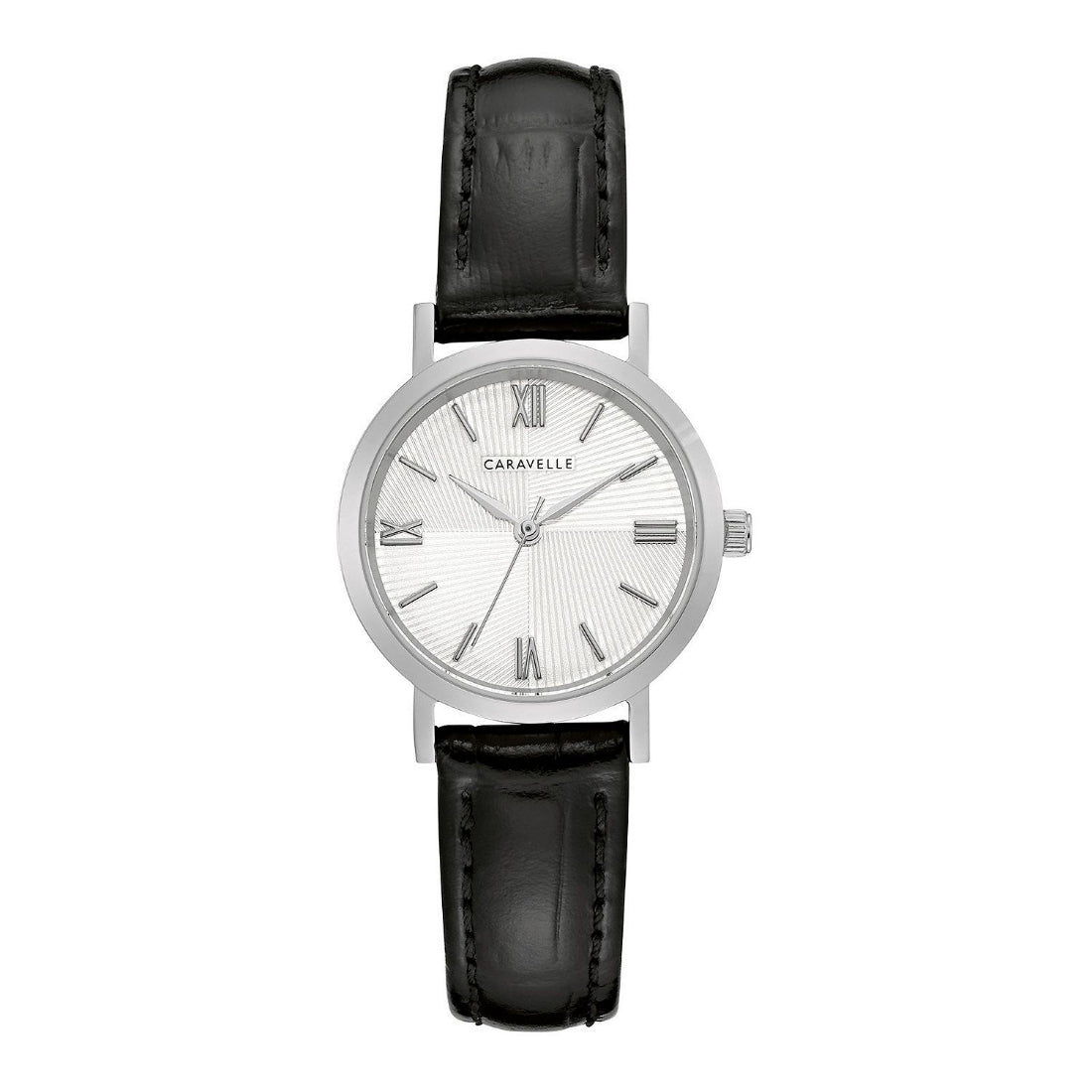 Caravelle Dress Classic Women's Black Strap Quartz Watch - 43L216