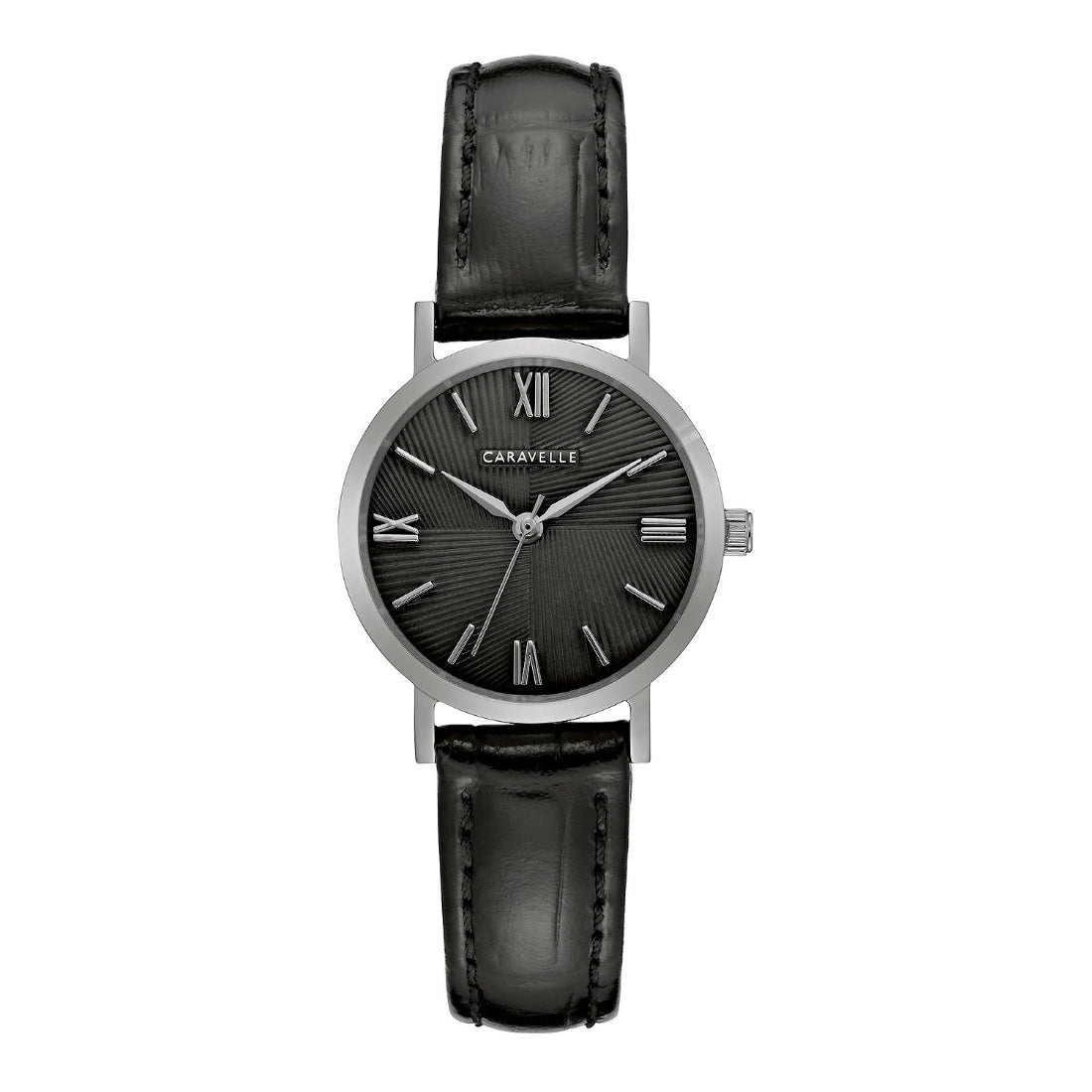 Bulova Dress Classic Women's Black Strap Quartz Watch - 43L217