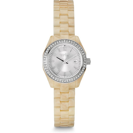Caravelle New York by Bulova Women's Beige Bracelet Quartz Watch - 43M109