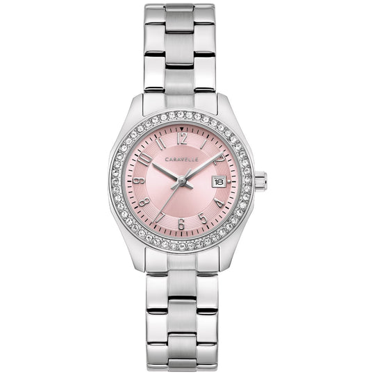 Bulova Caravelle Dress Women's Silver-tone Bracelet Quartz Watch - 43M123