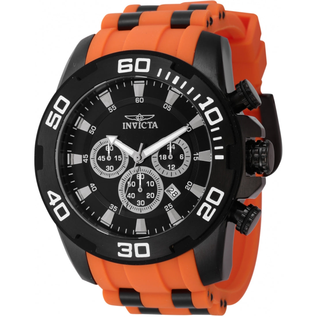 Invicta Men's 44550 Orange Silicone Watch
