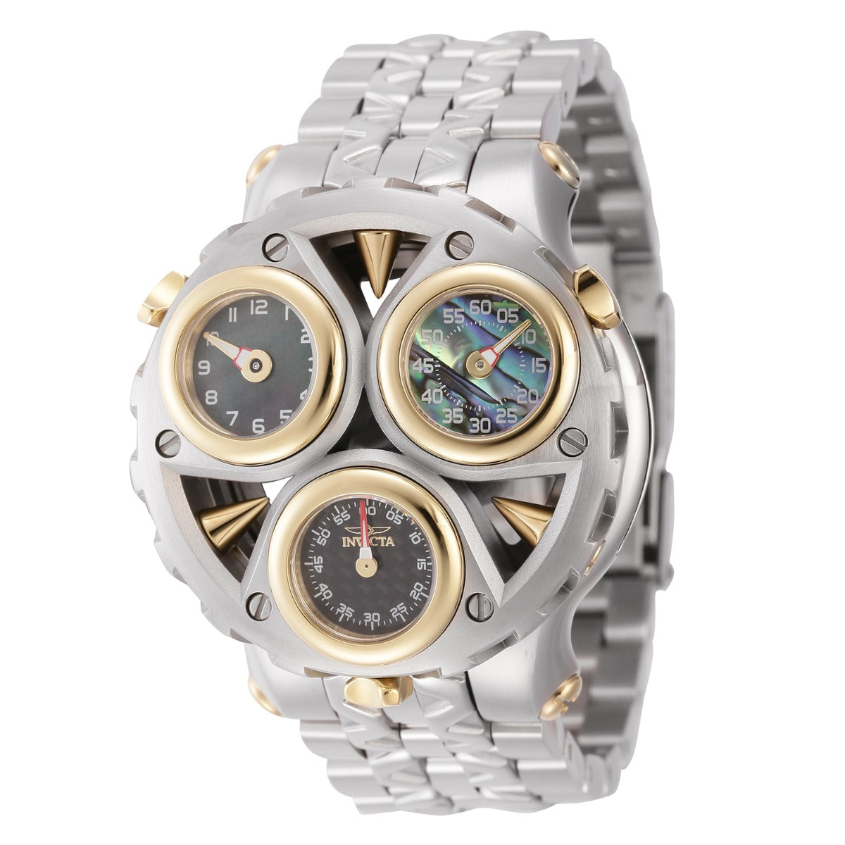 Invicta Men's 44592 Cerberus Quartz Multifunction Black, Blue, Green Dial Watch