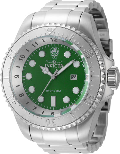 Invicta Men's 44745 Hydromax Quartz 3 Hand Green Dial Watch