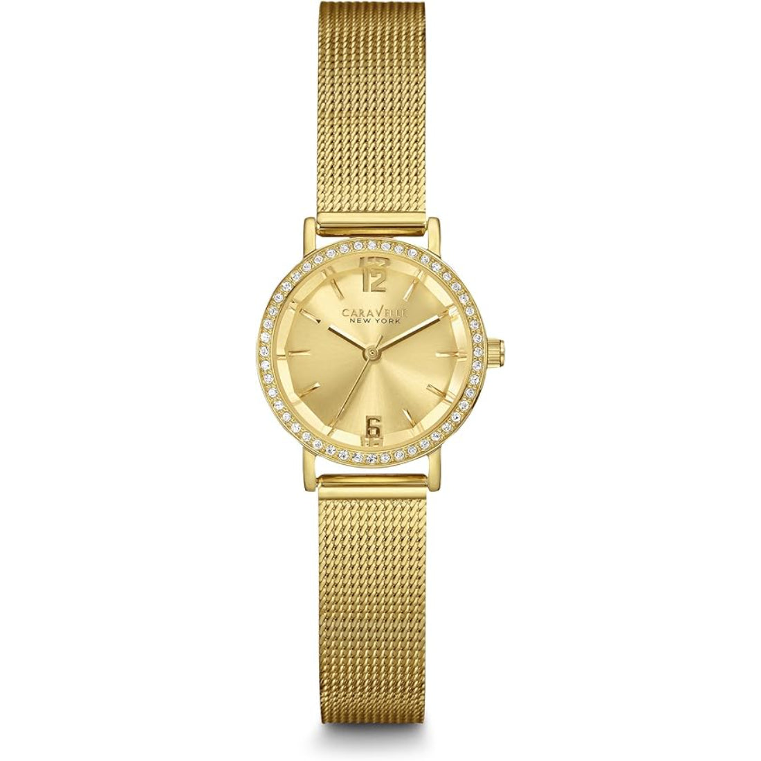 Bulova Caravelle New York Women's Gold-tone Bracelet Quartz Watch - 44L157