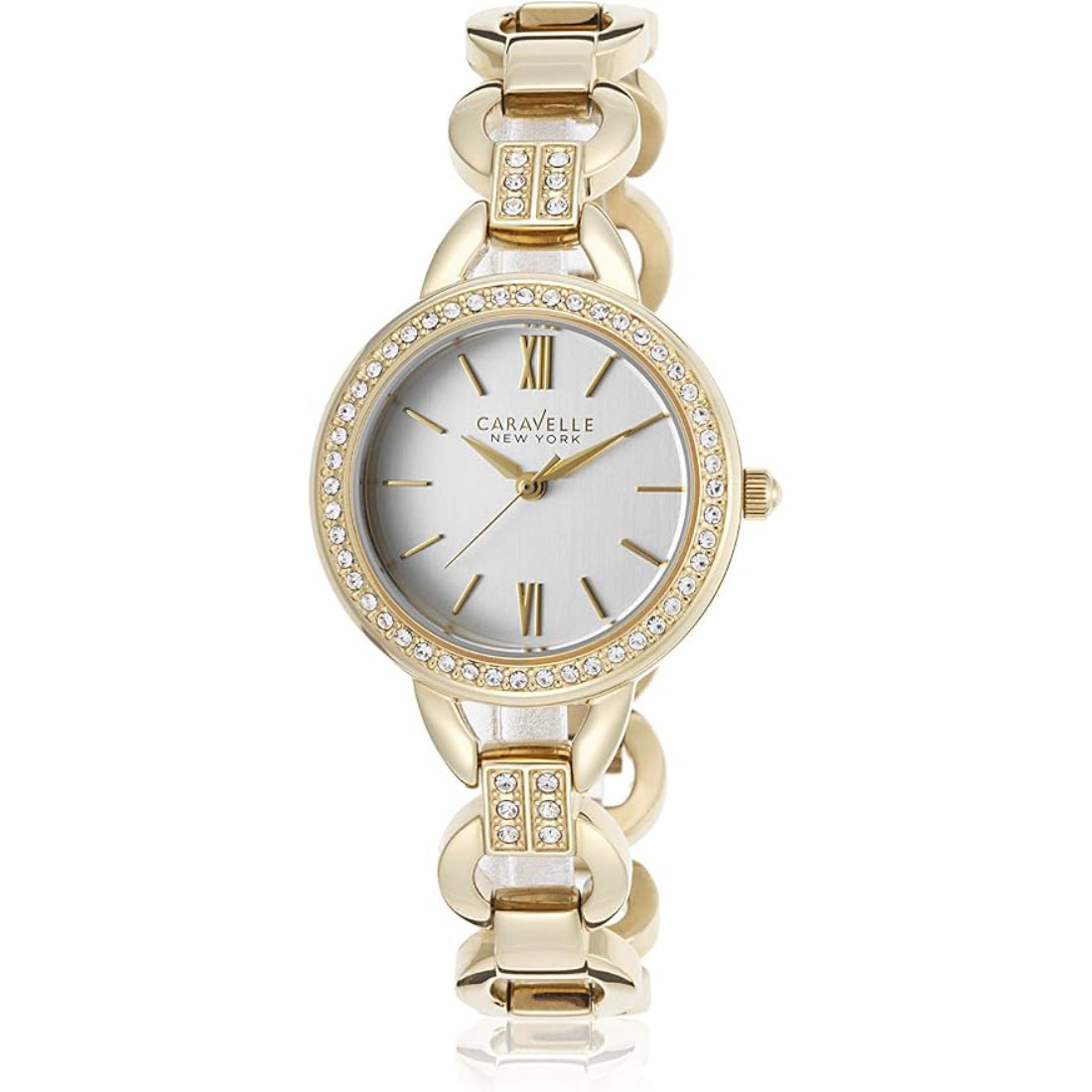Caravelle New York by Bulova Women's Yellow Gold-tone Bracelet Quartz Watch - 44L162